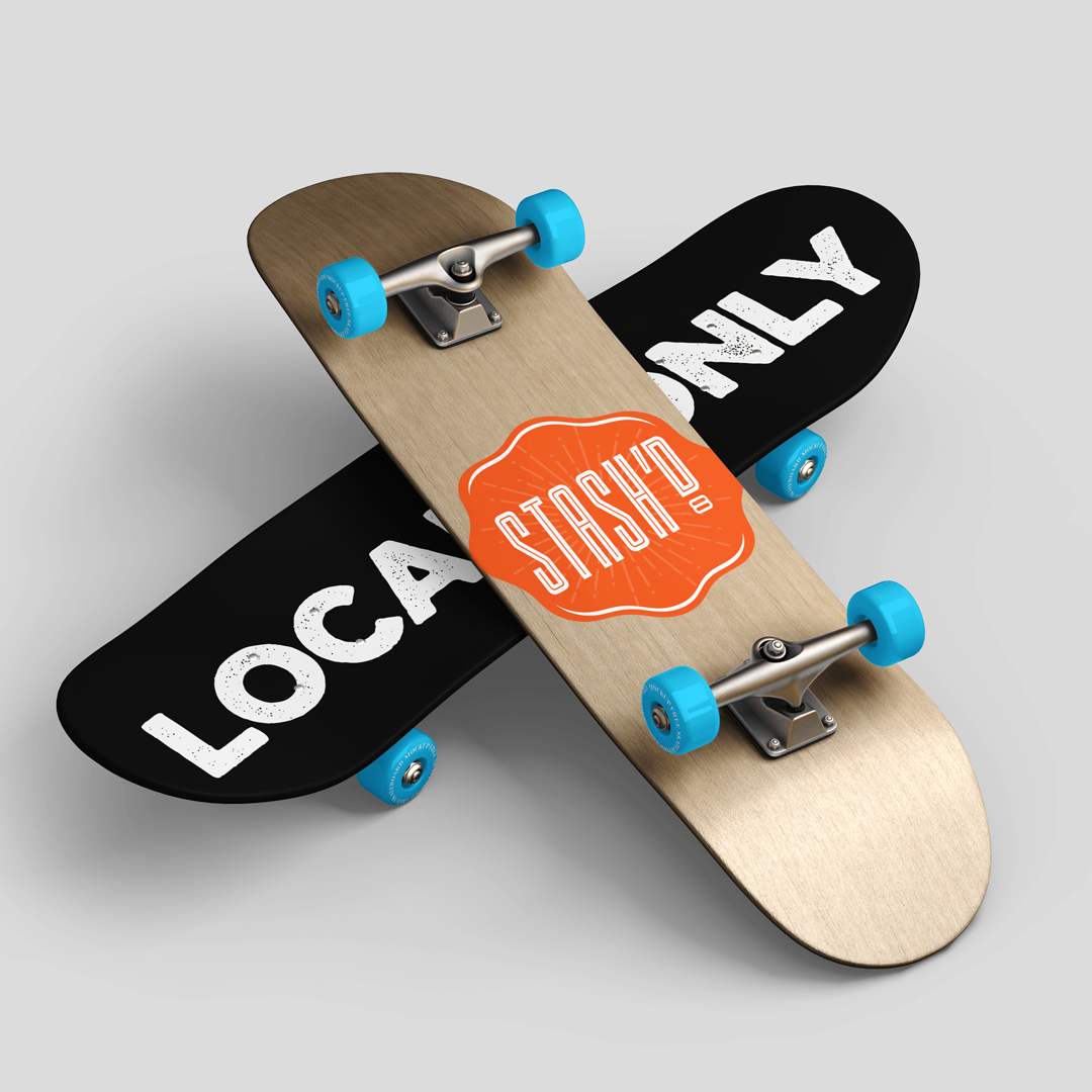 LOCALS ONLY SKATE DECK